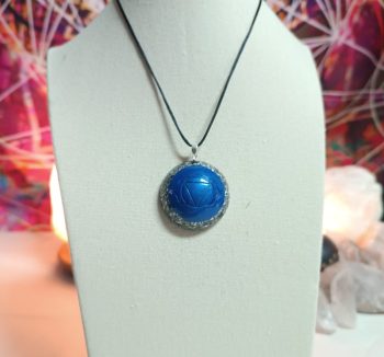 OrgoChakra Third Eye Hemisphere Form Anhänger oder Schlüsselanhänger 15 gr.